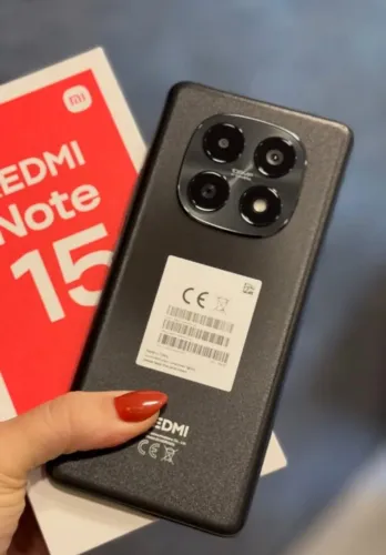 Xiaomi Note 15 4G 256GB Black --  Novos Lacrados com Garantia  em até 18X Sem Juros 