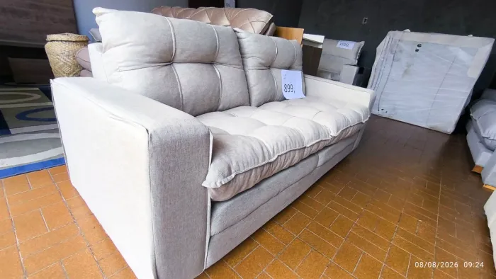 So hoje Sofa 3 Lugares living Novo 899,00