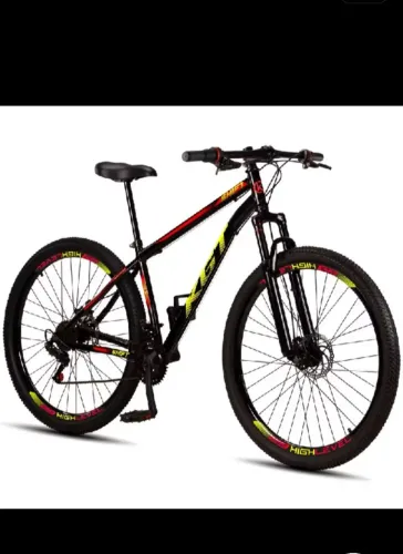 Bicicleta Aro 29 KGT Shift Aço Carbono Freios a Disco 21 Marchas Suspensão Diant