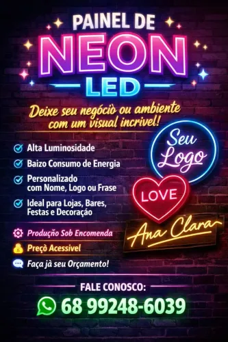 Neon led personalizado 