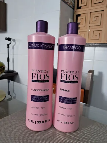 Kit Shampoo e Condicionador Plástica dos Fios