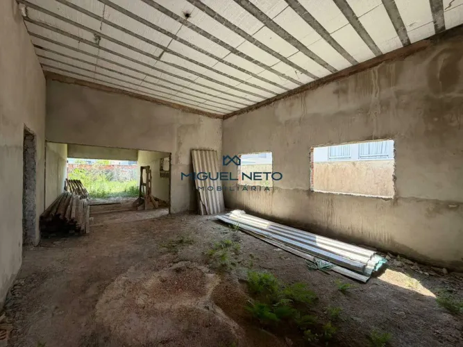 Casa térrea em fase de acabamento no Alphaville-BR