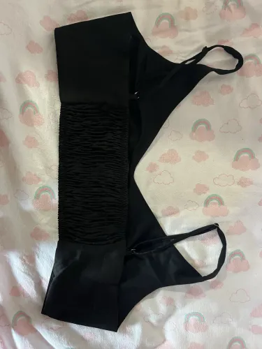 Cropped curto preto 