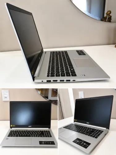 Notebook Acer Aspire Intel Core i5-10210 8Gb Ddr5 512Gb SSD Tela 15.6? Full Hd - Cinza