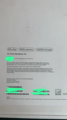MacBook Air M4 16gb ram 256hd 2025 Ainda na garantia
