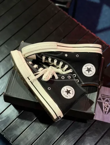 All Star Chuck 70 Vintage Cano Alto Preto