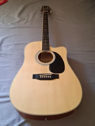 Violão Eletroacústico Giannini GDC-1, Capa e Acessórios