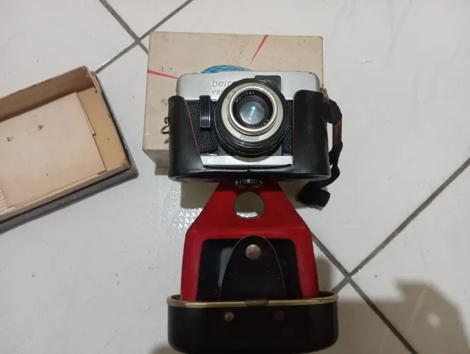 Antiga máquina fotográfica Beirette