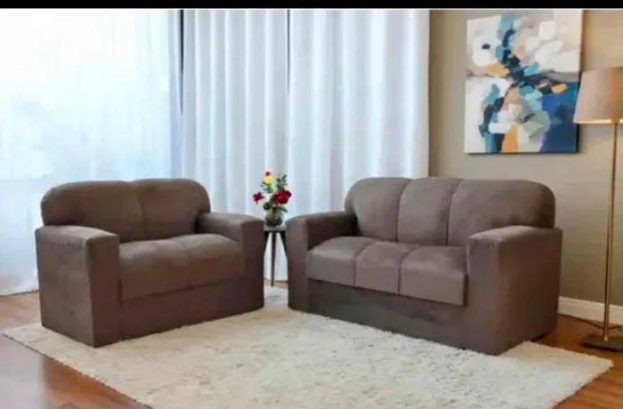 ? 410,00 PROMOÇÃO- sofá conjunto xaropinho - 3 e 2 lugares - direto de fábrica