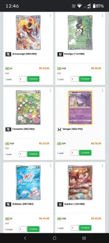 Carta Pokemon