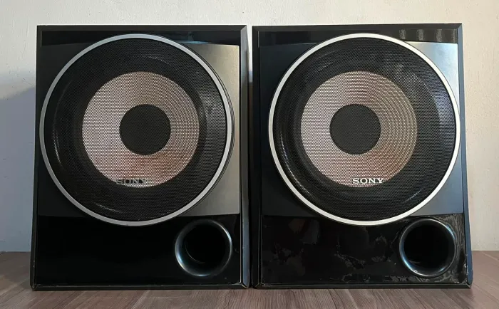 Par Subwoofers Passivos Sony Muteki Sa-Wp7500 200 RMS Cada Leia Descrição