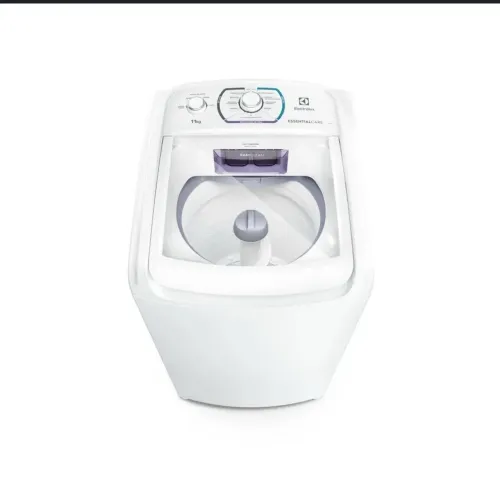Máquina de Lavar Electrolux 8.5kg Branca Essential Care com Easy Clean e Filtro Fiapos