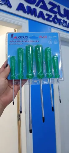 Jogo de chave de fenda Philips 6 peças
