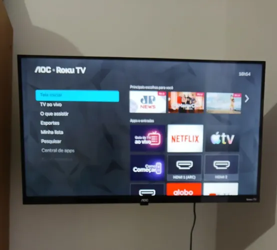 Smart tv aoc roku 32 polegadas