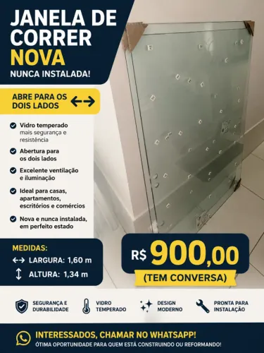 ? Janela de Correr Nova - R$ 900,00 (tem conversa)