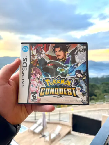 Pokémon Conquest completo de Nintendo ds + caixa e manuais