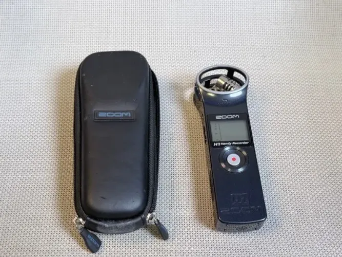 Gravador Zoom H1 Handy Recorder Com Case E Cartão