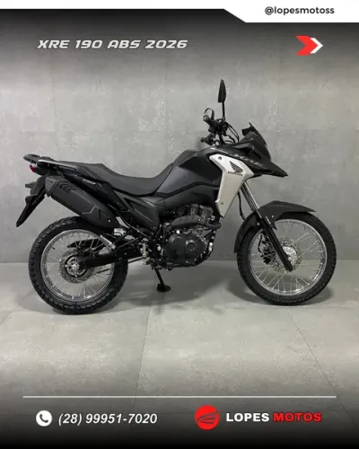 HONDA XRE 190 ABS 2026