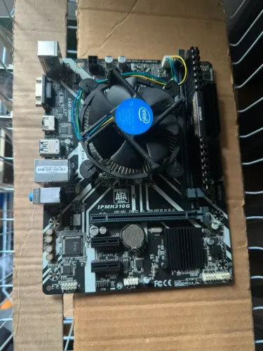 Placa mãe ddr4 com Processador i5-9400f e 8gb de ram ddr4