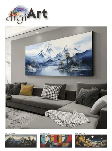 Quadros grande 150 x 60 cm em Canvas bordas infinitas