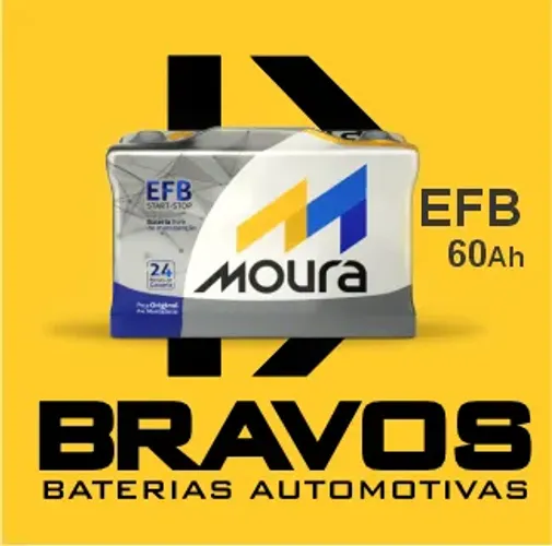 Bateria Start-Stop EFB Moura 60 Amperes