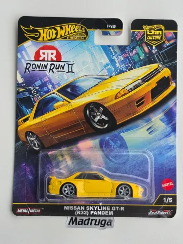 Hot Wheels Premium Nissan Skyline Gtr R32 Pandem Japones JDM Gt-r