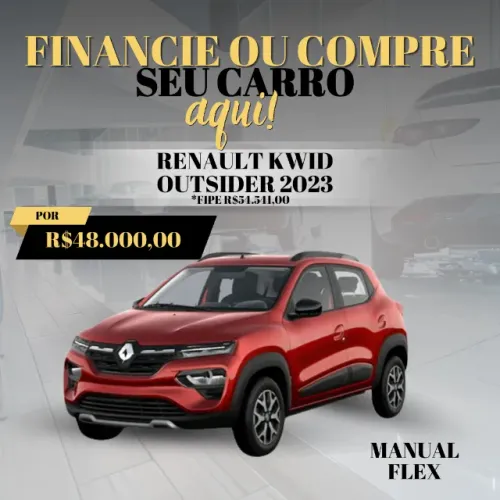 Renault Kwid Outsider 1.0 Flex 12V 5P Mec. 2023