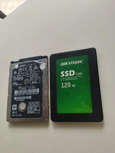 SSD de 120G + HD 500gb (Saúde 100%)