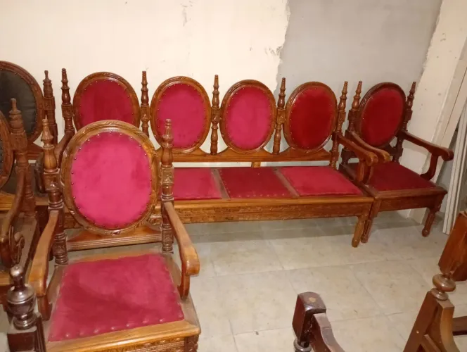 Conjuntos de sofá medalhão 