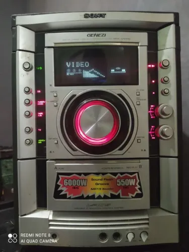 Aparelho de som da Sony