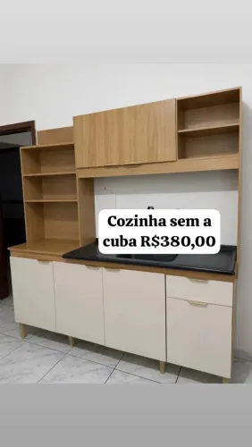 Armário de cozinha sem cuba 