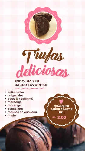 Trufas deliciosas pedidos *18