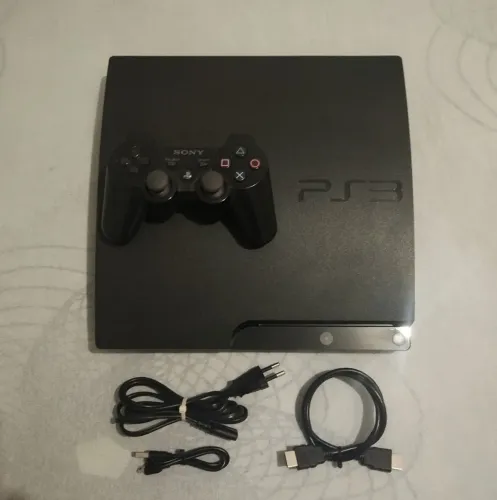 PS3 SLIM  1TB DES#BLO%QUE*ADO + JOGOS JÁ INSTALADOS