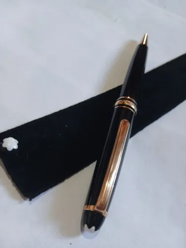 Caneta montblanc leia anúncio