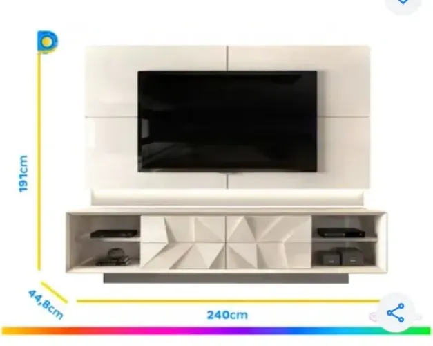RACK COM PAINEL