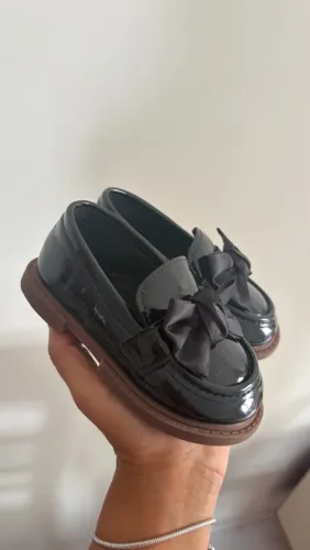 Mocassim preto infantil - TAM 22