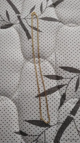 Vendo este cordão banhado a ouro 18k MRL  60cm leia a descrição do anúncio. 