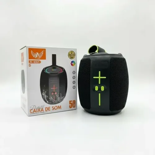 Som portátil Bluetooth rgb com alça 50w AL 8305D