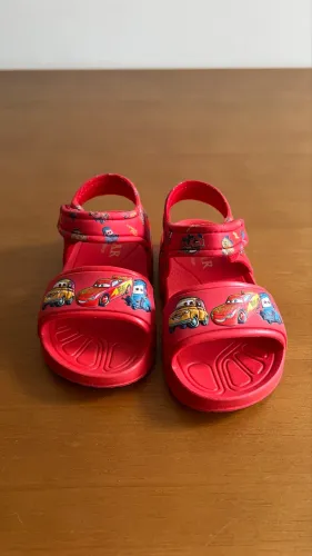 Sandália Infantil Disney Pixar Carros - Tamanho 21 BR
