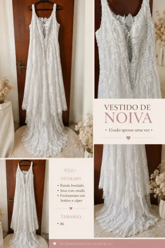 Vestido de Noiva - Branco
