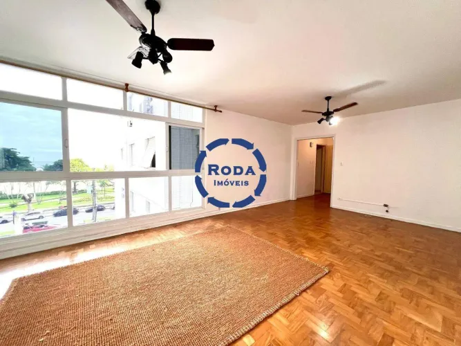 Apartamento 3 Dormitórios, 1 Suíte em Condomínio Pé na Areia no Gonzaga - Santos/SP