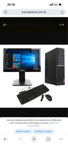 Desktop Lenovo v520s completo