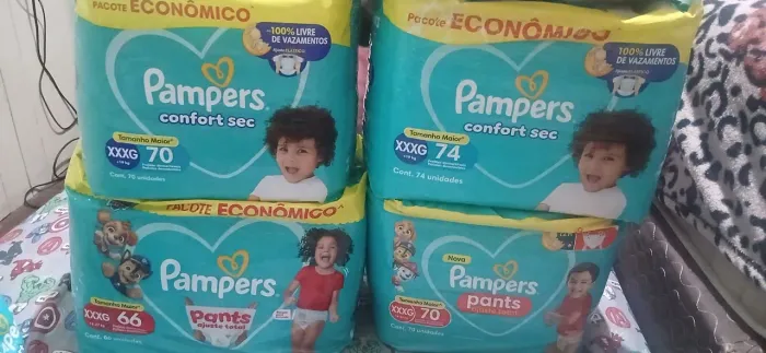 Fraldas descartável