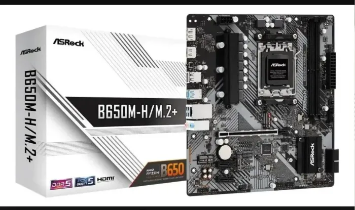 Placa-Mãe B650M DDR5 AM5 Nova - Ryzen 7000/8000/9000