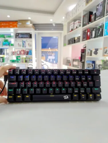 Teclado Mecânico Redragon Jax K613-KB 60% ABNT2 Rainbow