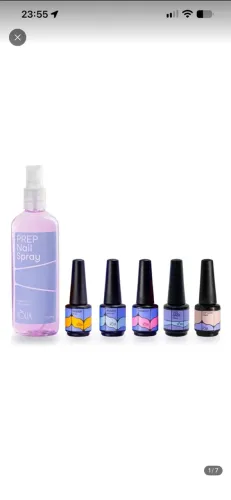 Vòlia Kit Blindagem Prep Topcoat Finalizador Primer Gel Base