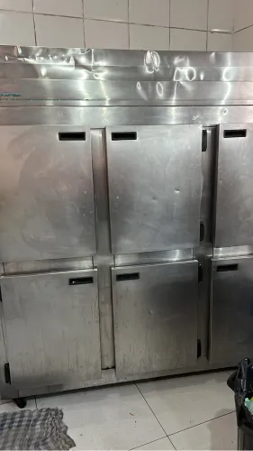 GELADEIRA INOX 6 PORTAS