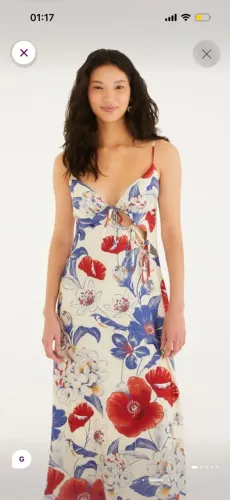 Vestido floral farm