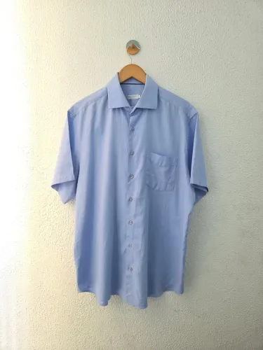 camisa brooksfield azul g-gg (tamanho 6)