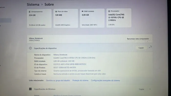 Notebook Samsung Book e30 